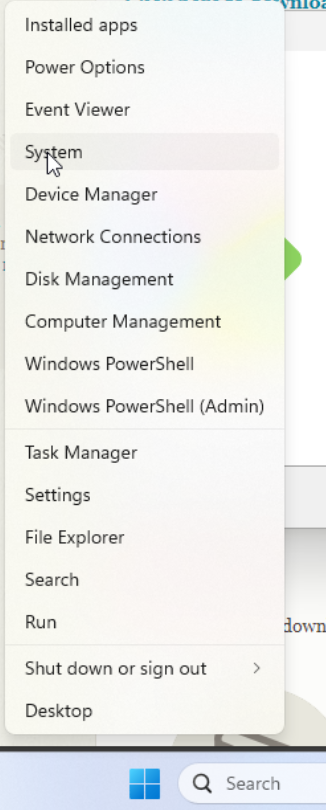 Imagen para acceder a donde validar la versión de windows