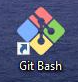 Icono de git bash en el escritorio luego de finalizar la instalación